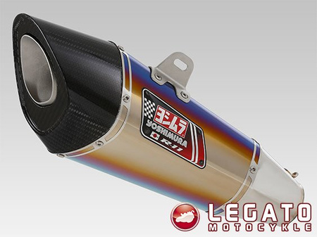 Tłumik końcowy Yoshimura R-11 Titanium Blue Cover Suzuki GSX-S 1000 2015-2016