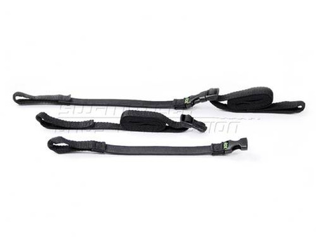 LINKI MOCUJĄCE BAGS-CONNECTION 2 PASY CZARNE DŁ: 450-1400 MM