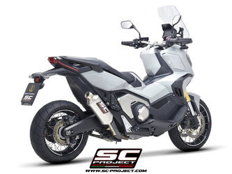 SC-Project tłumik końcowy Rally Raid tytan Honda X-ADV 750 (2021 – 2024)
