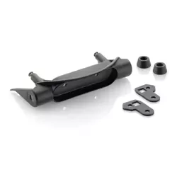 OEM/Rizoma rear turn signal bracket and reflector for rider-only seat