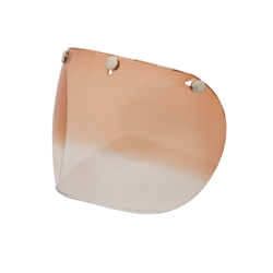 Szyba Bell Custom 500 3 Snap Retro Amber Gradient