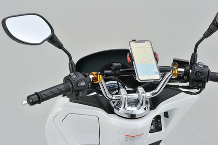 Wspornik kierownicy ze stopu aluminium 250mm  czarny