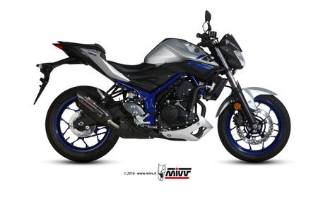 Mivv Tłumik końcowy SUONO BLACK stal nierdzewna YAMAHA MT-03 2016-2025
