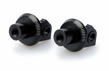 Mocowanie sportowych podnóżków PUIG 20452 (przód) Czarny (N) 20452N