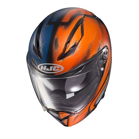 Kask Motocyklowy HJC F70 Deathstroke DC Comics Blue/Orange