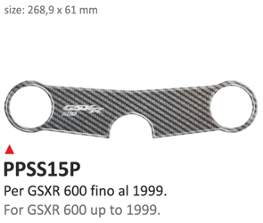 ONEDESIGN Naklejka na półkę kierownicy Suzuki GSXR 600 fino 1999