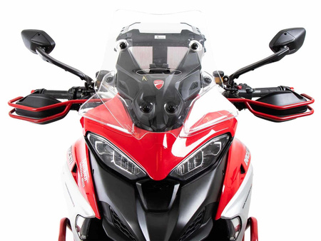 Handle guard set red (left+right side) for Ducati Multistrada V4 / S / Pikes Peak / Rally / RS (2025-)