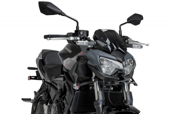 Spoilery boczne D12 do Kawasaki Z650 20-25 Czarny (N) 22472N