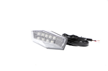 EP Combination Rear Light / Number Plate Light (Clear) (PRN003011-01) - EVOTECH PERFORMANCE