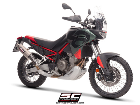 SC-Project tłumik końcowy Rally Raid tytan Aprilia Tuareg 660 2025