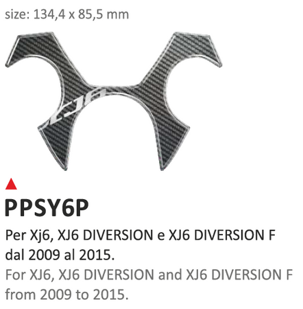 ONEDESIGN Naklejka na półkę kierownicy Yamaha XJ6 / DIVERSION + F 2009/2015