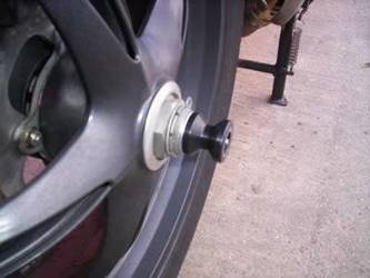 SLIDERY TYLNEJ OSI RG RACING TRIUMPH TIGER 1050 07 BLACK