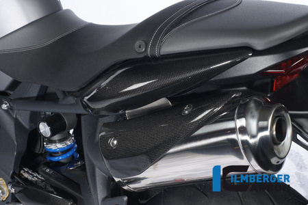 Panel boczny underseat (lewostronny) carbon - Triumph Street Triple 675 ILMBERGER SDL.007.TRSTR.K