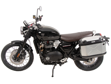 Sidecarrier one-sided left permanent mounted black for Triumph Scrambler 1200 X (2024-)
