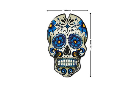 Tankpad PUIG Skull Niebieski (A) 3673A
