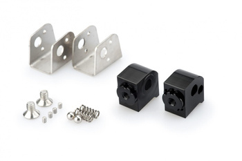 Mocowanie sportowych podnóżków PUIG 20256 (tył, do przesunięcia) Czarny (N) 20256N