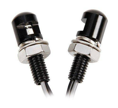 90179 Śruby led, niebieskie światło, 2 szt czarne 