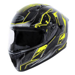 Kask Motocyklowy Ozone Integralny Sprint Black/Grey/Fluo Yellow