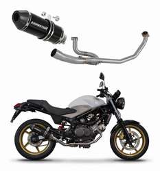 Dominator układ wydechowy HP3 Black Honda VTR 250 2009 - 2015