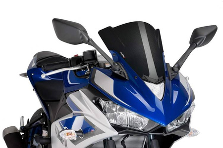 Szyba sportowa PUIG do Yamaha YZF R3 15-18 Czarny (N) 7649N