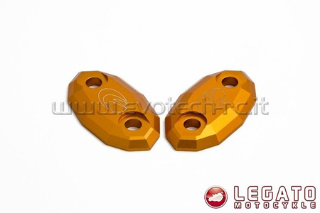 Zaślepki lusterek EVOTECH RC Kawasaki złote