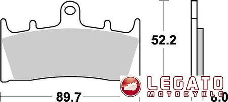 KLOCKI HAMULCOWE SBS 686 DC