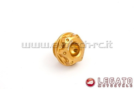 Korek wlewu oleju   EVOTECH RC Honda/ Ducati/ Kawasaki/ Triumph/ Yamaha złoty