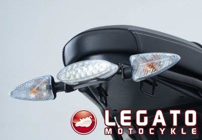 MOCOWANIE TABLICY REJESTRACYJNEJ (Z SIEDZENIEM PASAŻERA I TYLNYM STELAŻEM) BMW R NINE T BLACK