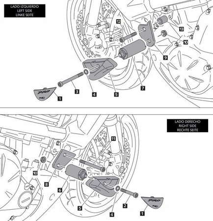 CRASH PADY KAWASAKI VERSYS 650 10-14 WERSJA PRO