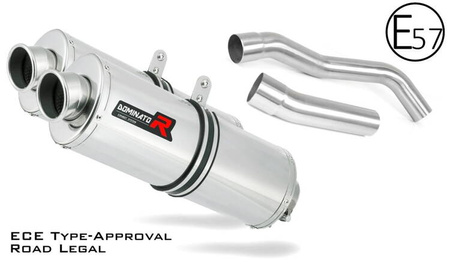 Dominator tłumik OVAL Kawasaki Z1000 Homologowany 2007 - 2009