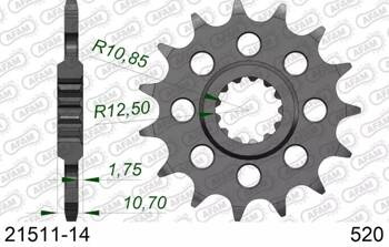 21511-14 520 AFAM ZĘBATKA PRZEDNIA 