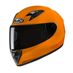 KASK MOTOCYKLOWY JUNIOR HJC Y10 SOLID ORANGE TRAMONTO
