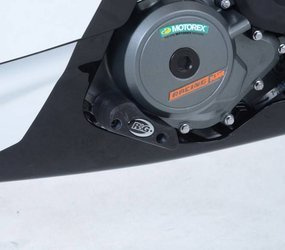 SLIDERY SILNIKA RG RACING KTM RC390 (17-), LEWA STRONA BLACK