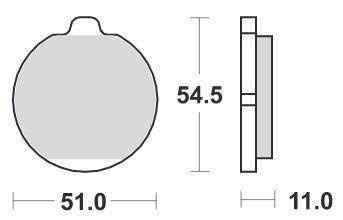 KLOCKI HAMULCOWE SBS 530 HF