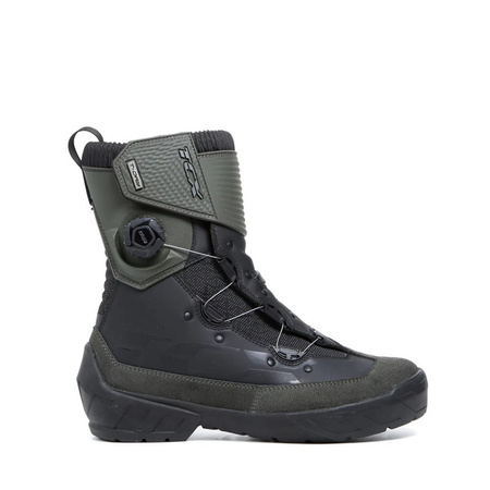 TURYSTYCZNE BUTY MOTOCYKLOWE TCX INFINITY 3 MID WP BLACK/MILITARY-GREEN