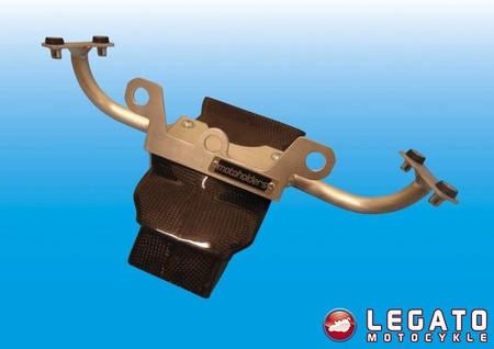 Stelaż przedni sportowy wraz z dolotem z carbonu Motoholders Kawasaki ZX 10 R/16-  srebrny