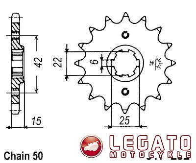 ZĘBATKA NAPĘDOWA JT PRZÓD (530)