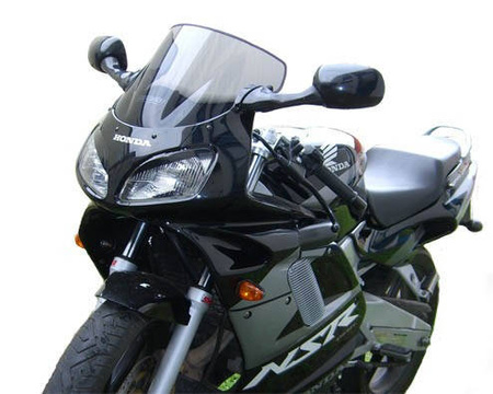 MRA Szyba motocyklowa HONDA NSR 125, JC22, 1998-, forma RM, czarna