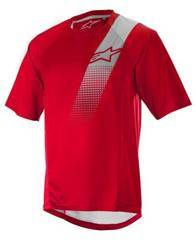 Koszulka rowerowa ALPINESTARS TRAILSTAR V2 SHORT SLEEVE kolor czerwony/szary