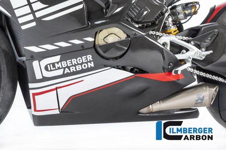 Osłona dolna bellypan - połysk do Ducati Panigale V4 Racing (2018-2019) ILMBERGER VEU.056.D4RAG.K