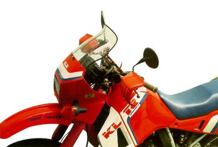 MRA Szyba motocyklowa KAWASAKI KLR 650, , 1987-1988, forma O, bezbarwna
