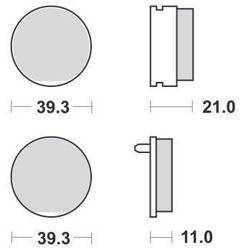 KLOCKI HAMULCOWE SBS 529 HF