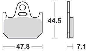 KLOCKI HAMULCOWE SBS 659 HF