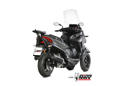 Mivv Tłumik końcowy MOVER BLACK PAINTED STAINLESS STEEL YAMAHA TRICITY 300 2021-2024
