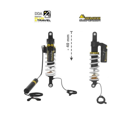 Touratech Suspension-SET Plug & Travel -40 mm lowering for BMW R1200GS Adventure 2014 - 2016