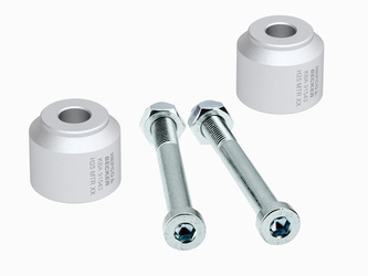 Handlebar riser 25 mm silver for BMW G 310 R (2016-)