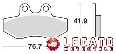 KLOCKI HAMULCOWE SBS 190 HF
