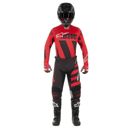 Bluza Alpinestars Racer BRAAP Cross Enduro kolor Biało/Czarno/Czerwony 2019