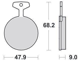 KLOCKI HAMULCOWE SBS 504 HF