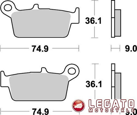 KLOCKI HAMULCOWE SBS 690 HF